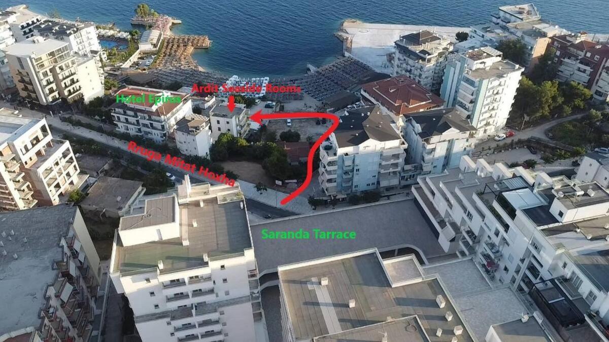 Ardit Seaside Rooms Sarandë Exterior foto